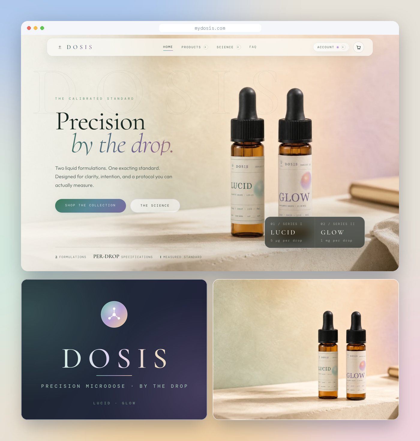 DOSIS: Calibrated per drop.